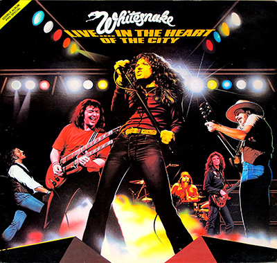 WHITESNAKE - Live in Heart of the City (European Releases) album front cover vinyl record